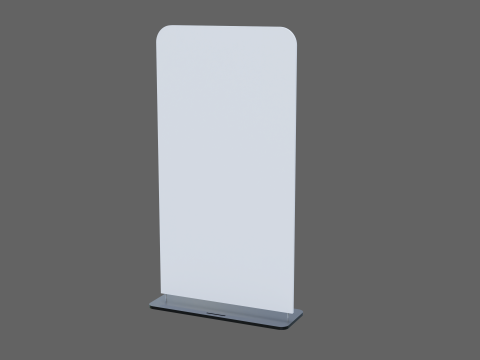 Customizable Advertising Signage Collection 3D Model