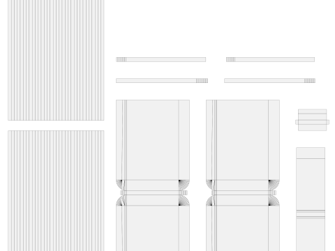 Customizable Advertising Signage Collection 3D Model