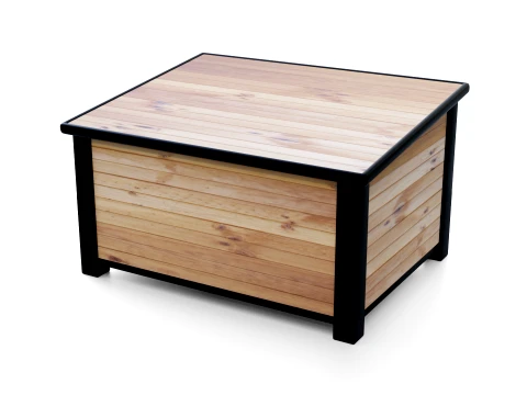Outdoor Wooden Storage Box 3D Model