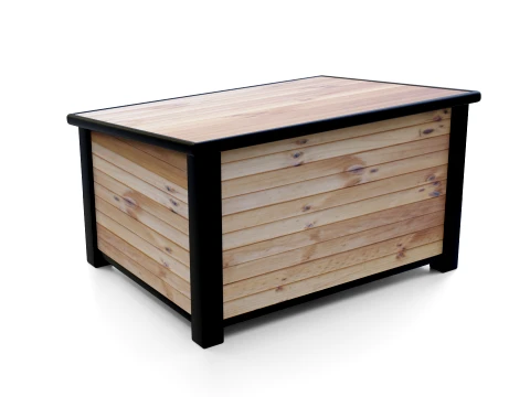 Outdoor Wooden Storage Box 3D Model