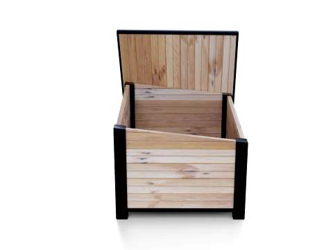 Outdoor Wooden Storage Box 3D Model