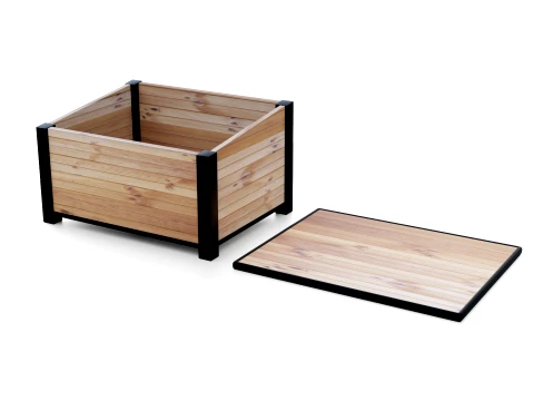 Outdoor Wooden Storage Box 3D Model