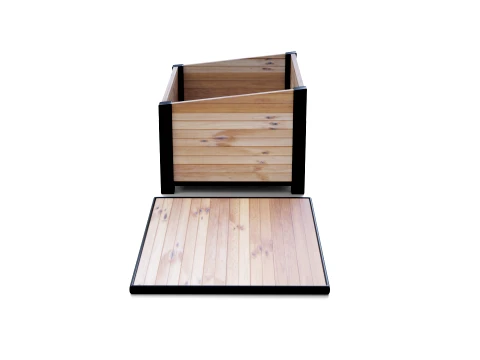 Outdoor Wooden Storage Box 3D Model