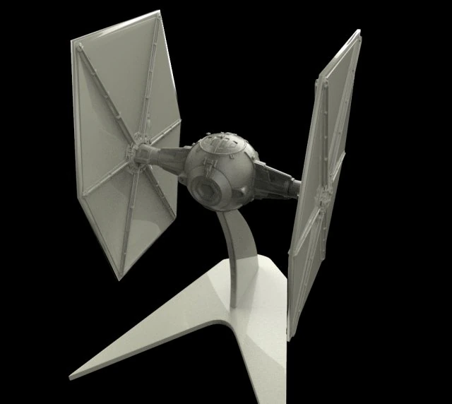 tie-fighter for 3d printing 3D Print Model .c4d .max .obj .3ds .fbx .stl .blend 