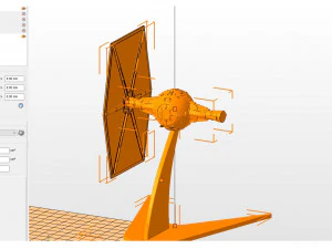 tie-fighter for 3d printing 3D Print Model