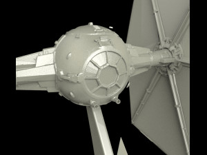 tie-fighter for 3d printing Modelo de impresión 3D