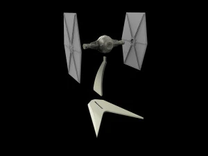 tie-fighter for 3d printing 3D Print Model