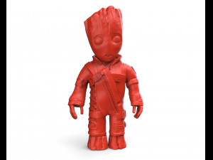 groot baby 3d print model Model do druku 3D