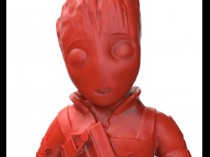 groot baby 3d print model Model do druku 3D