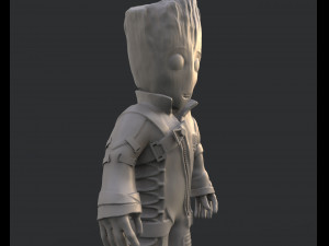 groot baby 3d print model Model do druku 3D