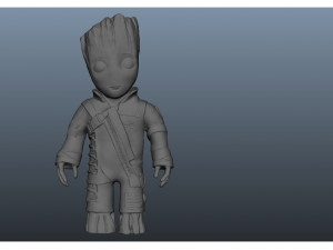 groot baby 3d print model Model do druku 3D