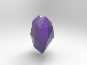 low poly heart 3d print Modèles 3D en vedette