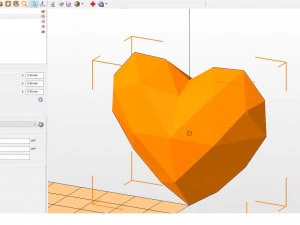 low poly heart 3d print 3D Print Model