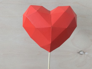 low poly heart 3d print Modèles 3D en vedette