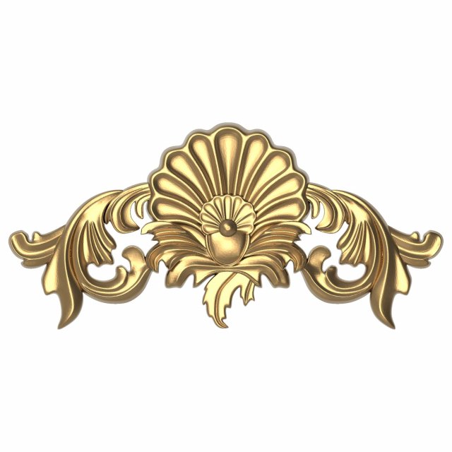 decorative pattern ready for 3d printing 3D Модель .c4d .max .obj .3ds .fbx .stl .blend 