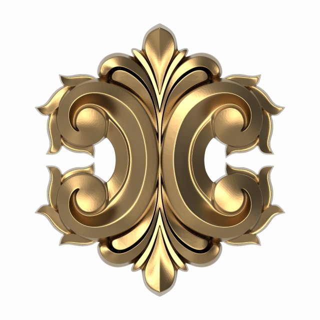 decorative pattern ready for 3d printing 3D Model .c4d .max .obj .3ds .fbx .stl .blend 
