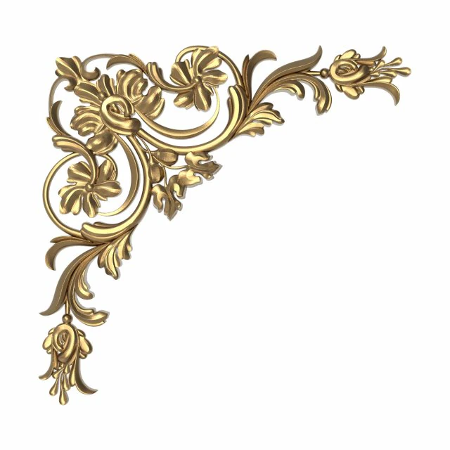 decorative pattern ready for 3d printing 3D Model .c4d .max .obj .3ds .fbx .stl .blend 