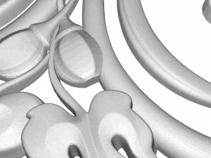 decorative pattern ready for 3d printing 3D Model