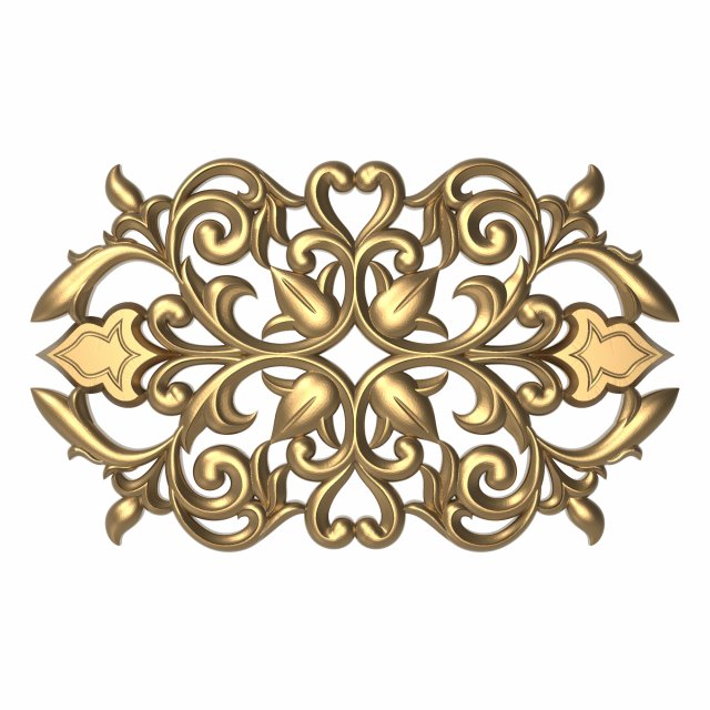 decorative pattern ready for 3d printing Model 3D .c4d .max .obj .3ds .fbx .stl .blend 