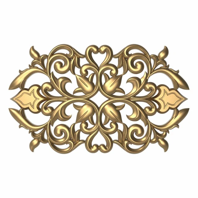 decorative pattern ready for 3d printing 3D Model .c4d .max .obj .3ds .fbx .stl .blend 