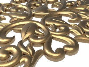 decorative pattern ready for 3d printing Model 3D