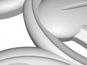 decorative pattern ready for 3d printing Model 3D
