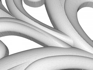 decorative pattern ready for 3d printing Model 3D