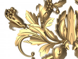 decorative pattern ready for 3d printing Model 3D