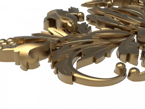 decorative pattern ready for 3d printing Model 3D