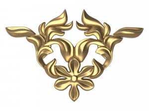 3d 인쇄 준비가 된 장식 패턴 3D 프린트 모델