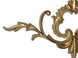 decorative pattern ready for 3d printing Modello di stampa 3D