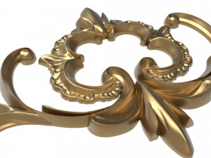 decorative pattern ready for 3d printing Modello di stampa 3D
