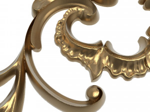 decorative pattern ready for 3d printing Modello di stampa 3D