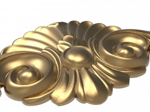 decorative pattern ready for 3d printing Modello di stampa 3D