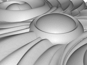decorative pattern ready for 3d printing Modello di stampa 3D