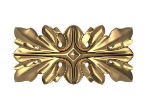 Motif d&eacute;coratif pr&ecirc;t pour l'impression 3D Modèles 3D en vedette