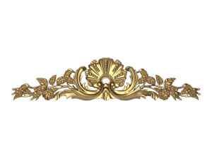 Motif d&eacute;coratif pr&ecirc;t pour l'impression 3D Modèles 3D en vedette