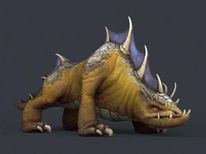 game ready fantasy bull monster 3D Model