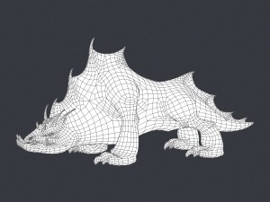 game ready fantasy bull monster Modelo 3D