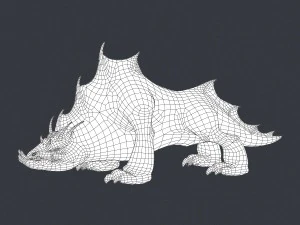 game ready fantasy bull monster 3D Model