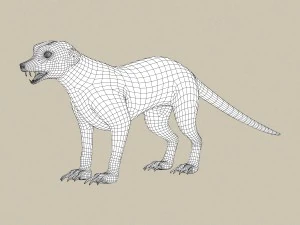 game ready meerkat 3D Model