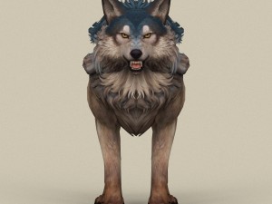 game ready wild wolf 3D Model