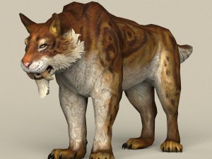 game ready sabertooth 3D Model