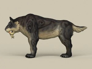game ready fantasy sabertooth 3D Model
