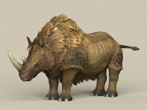 game ready ice age rhinoceros 3D Model