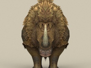 game ready ice age rhinoceros Modelo 3D