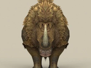 game ready ice age rhinoceros 3D Model