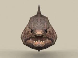 game ready moray fish 3D Model