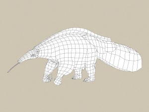 game ready myrmecophagidae 3D Model