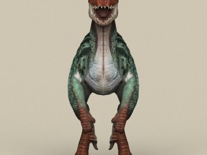 game ready fantasy raptor 3D Модель